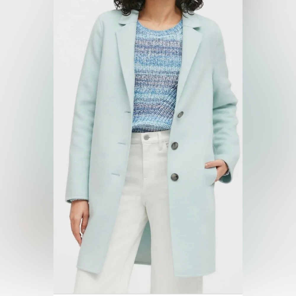 Banana Republic NWT Double Faced wool topcoat MINT size Small